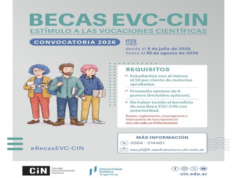 BECAS EVC-CIN 2026