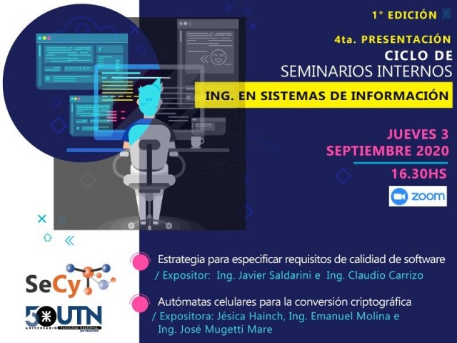 4° Encuentro - Ciclo de seminarios internos de Ing. en Sistemas de Información