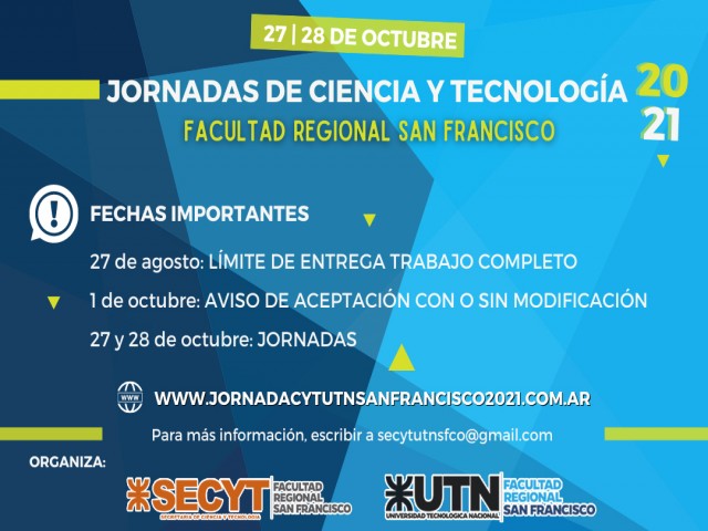 Jornadas de Ciencia y Tecnología 2021