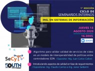 1° edición Ciclo de Seminarios Internos de Ing. en Sistemas de Información